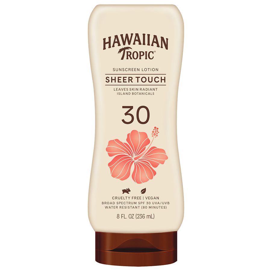 Hawaiian Tropic Sheer Touch Ultra Radiance Lotion Sunscreen Broad Spectrum SPF 30