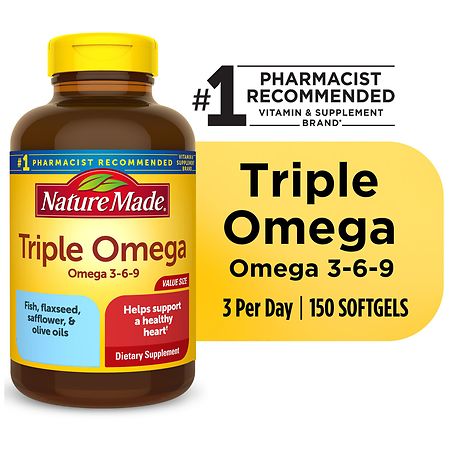 Triple Omega 6 9 Softgels Walgreens