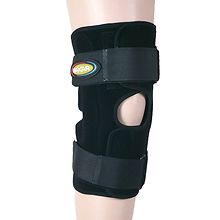 Maxar Airprene Wrap-Around Knee Brace (Double-Pivot Hinge) Black, Black ...