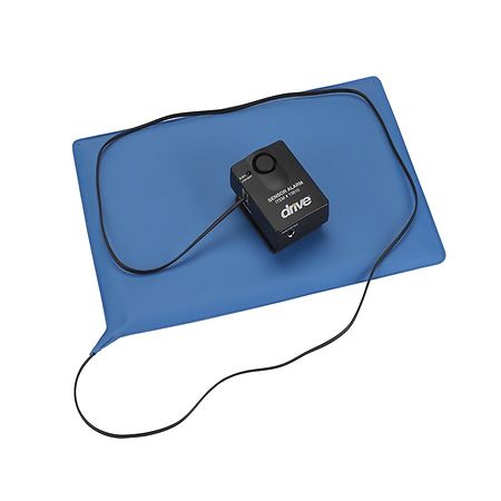 Drive Medical Pressure Sensitive Chair Alarm 10" x 15" Black/ Blue