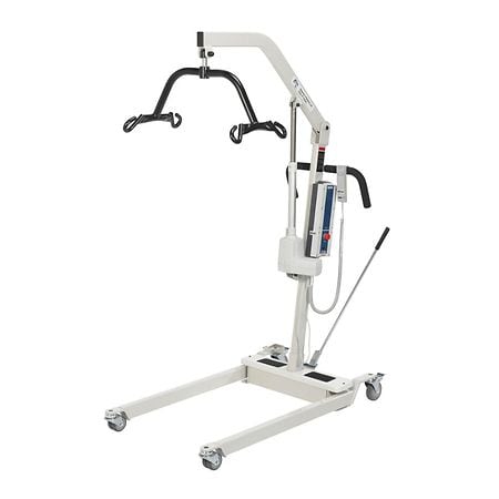 Drive Medical Bariatric Electric Patient Lift with Rechargeable Battery and 4 Point Cradle White