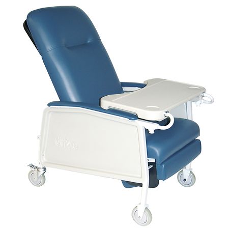 Drive Medical 3 Position Heavy Duty Bariatric Geri Chair Recliner Blue Ridge