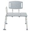Drive Medical Heavy Duty Bariatric Plastic Seat Transfer Bench Gray-2