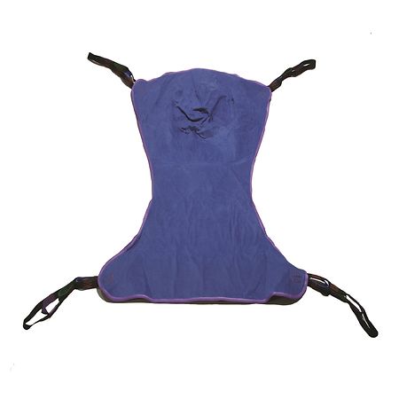 Drive Medical Full Body Patient Lift Sling, Solid Large Blue