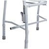 Drive Medical Steel Drop Arm Bedside Commode with Padded Arms Gray-6
