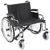 Drive Medical Sentra EC Heavy Duty Extra Wide Wheelchair, Detachable Desk Arms 26" Seat Black-0