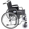 Drive Medical Sentra EC Heavy Duty Extra Wide Wheelchair, Detachable Desk Arms 26" Seat Black-1