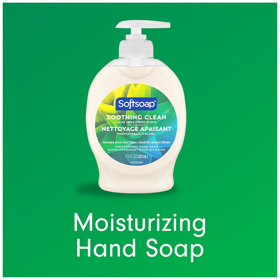 Softsoap Soothing Clean Moisturizing Hand Soap Aloe Vera | Walgreens
