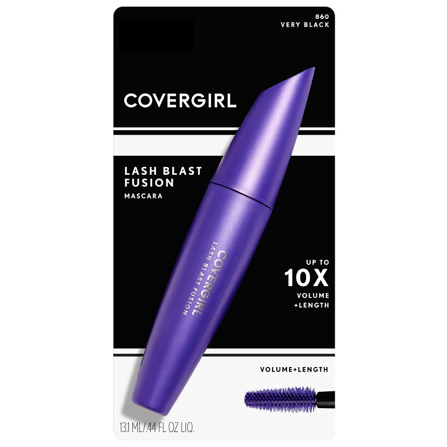 CoverGirl LashBlast Fusion Volume + Length Mascara, Very Black 860