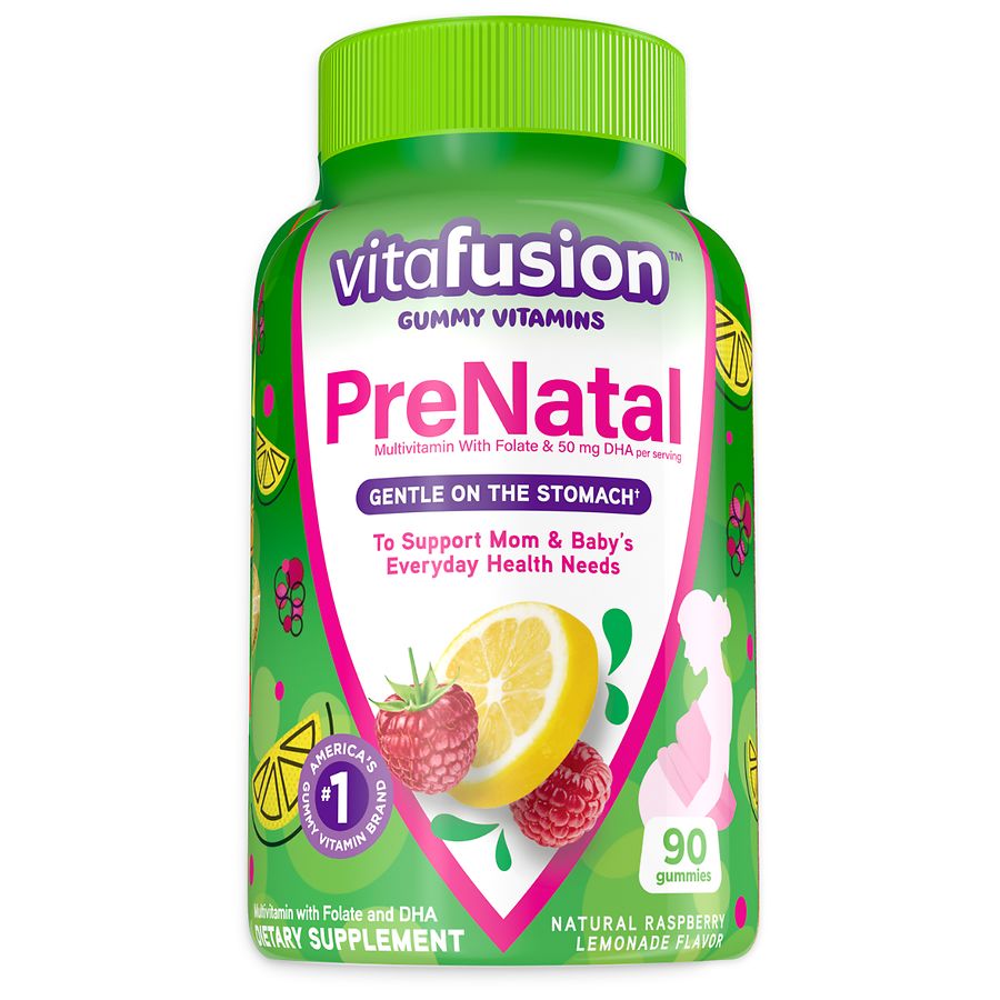 Vitafusion Prenatal Gummy Vitamins Raspberry Lemonade