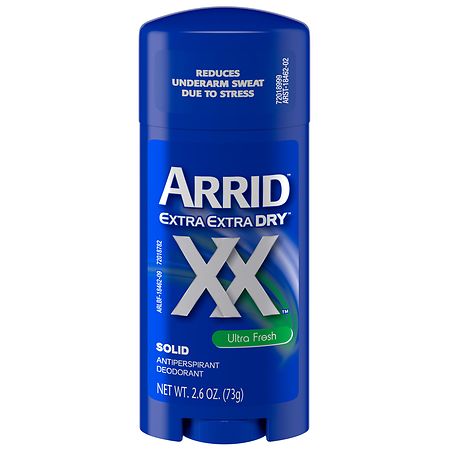 Arrid XX Extra Extra Dry Solid Antiperspirant Deodorant Ultra Fresh
