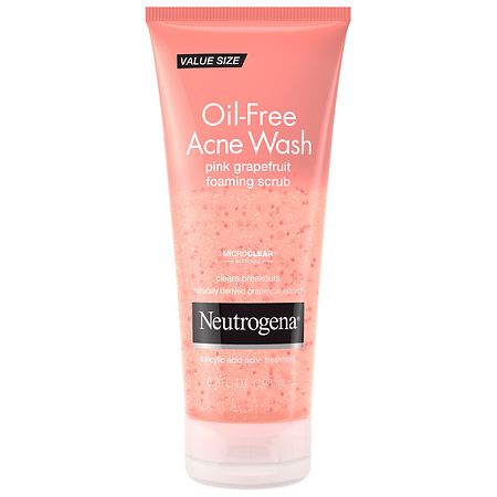 Neutrogena Oil-Free Acne Wash Face Scrub Pink Grapefruit