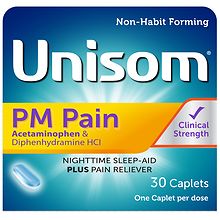 Unisom PM Pain Sleep Caplets | Walgreens