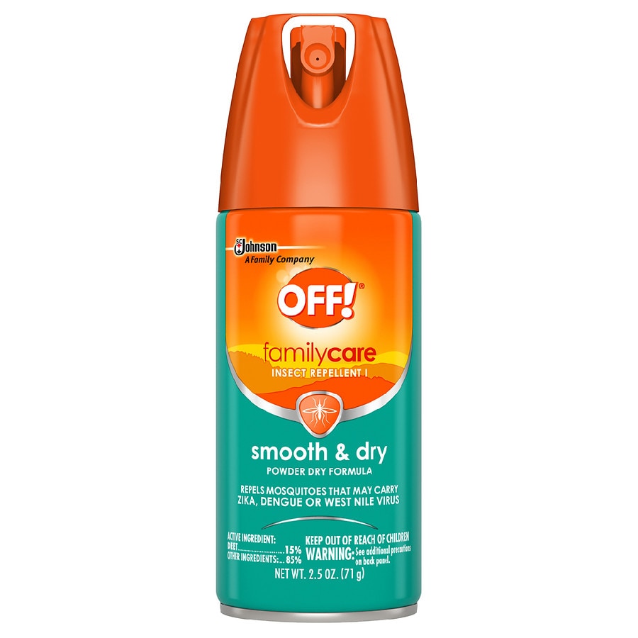Off! FamilyCare Insect Repellent I, Smooth & Dry, Travel Size Tropical Splash