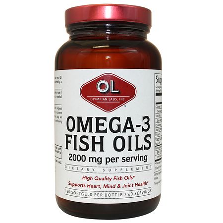 Olympian Labs Omega-3 Fish Oils 2000mg