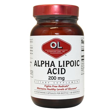 Olympian Labs Alpha Lipoic Acid 200mg