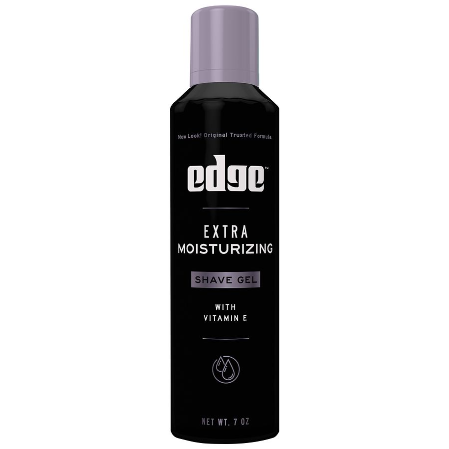 Edge Extra Moisturizing Shave Gel for Men Extra Moisturizing with Vitamin E