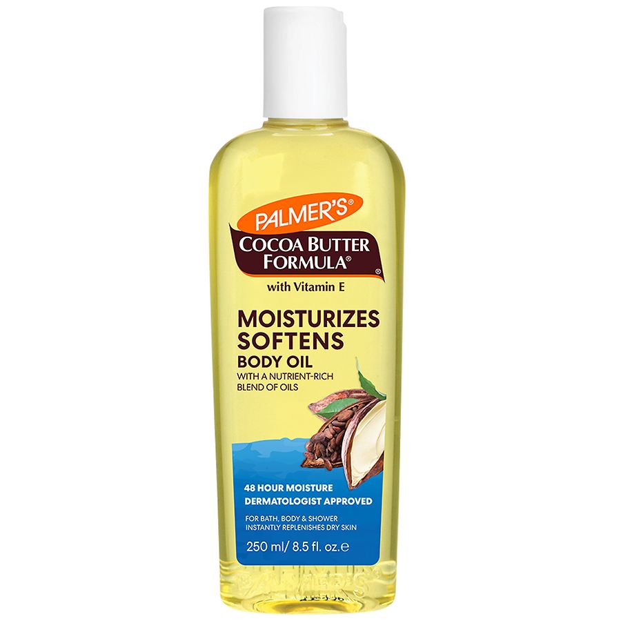 Palmer's Cocoa Butter Moisturizing Body Oil with Vitamin E, Radiant Looking  Glow and Skin Hydration, Instant Absorption, Bath, Body and Shower, 8.5