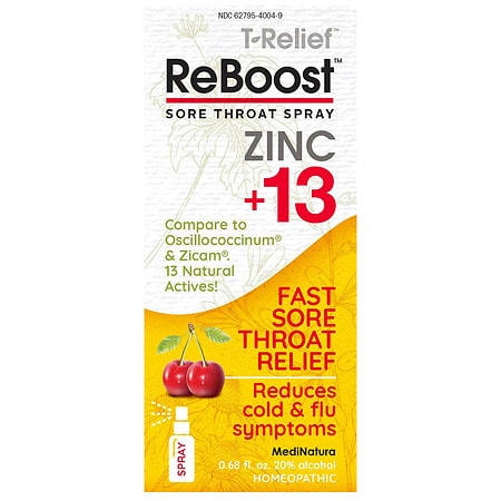 ReBoost Zinc +13 Sore Throat Spray Homeopathic