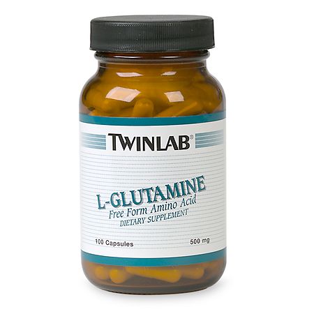 Twinlab L-Glutamine Dietary Supplement Capsules