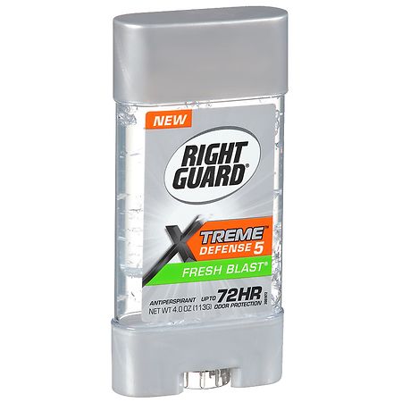 Right Guard Xtreme Defense 5 Antiperspirant & Deodorant Gel Fresh Blast