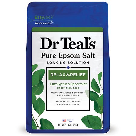Dr. Teal's Pure Epsom Salt Soaking Solution Eucalyptus & Spearmint