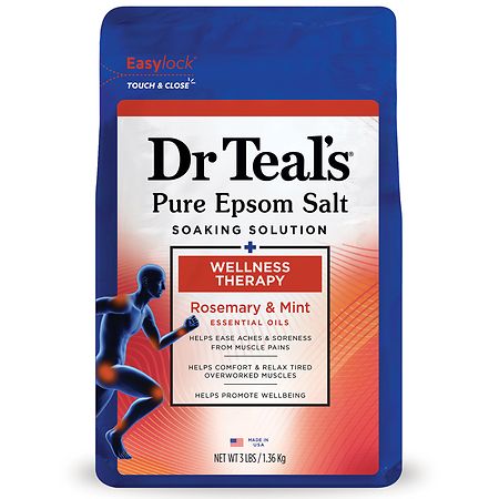 Dr. Teal's Pure Epsom Salt Soaking Solution Rosemary & Mint
