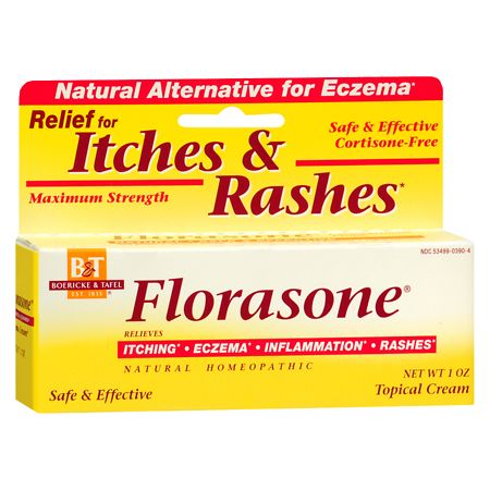 Boericke & Tafel Florasone Itch & Rash Topical Cream