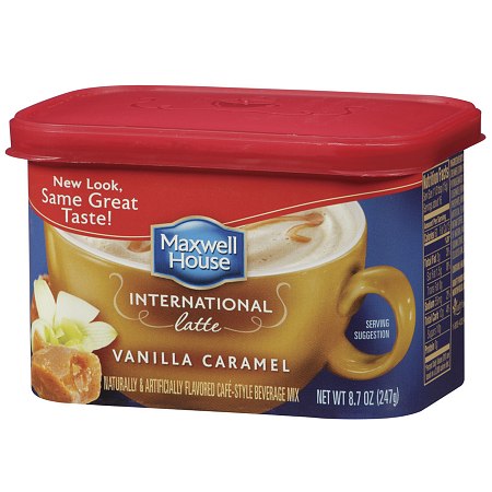 Maxwell House Style Beverage Mix Vanilla Caramel Latte