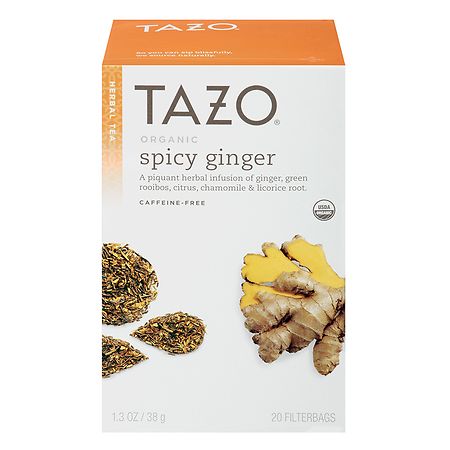 Tazo Herbal Tea, Organic Spicy Ginger