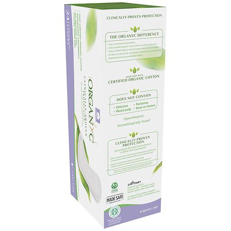 Organyc - Light Flow Panty Liners (Folded) – MADE SAFE a program of  Nontoxic Certified