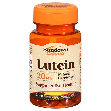 UPC 030768049003 product image for Sundown Naturals Lutein, 20mg, Softgels - 30.0 ea | upcitemdb.com