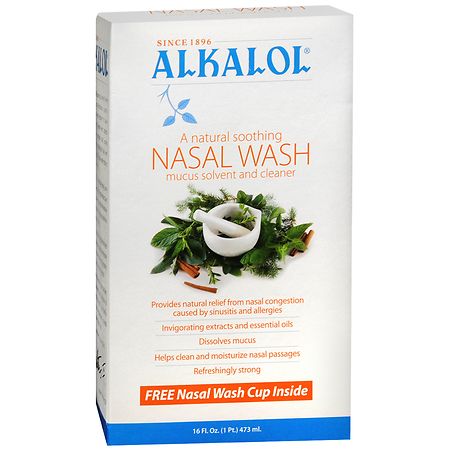 Alkalol Nasal Wash Mucus Solvent and Cleaner