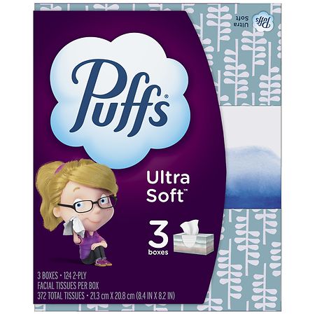 Puffs Ultra Soft Facial Tissues