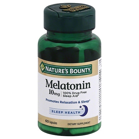 Nature's Bounty Maximum Strength Melatonin 10 mg Capsules