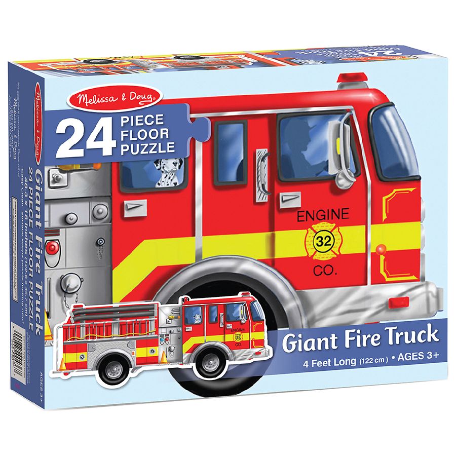 Photo 1 of Giant Fire Truck Floor Puzzle