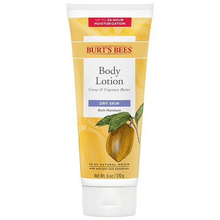 Burt's Bees Butter Body Lotion for Dry Skin Cocoa & Cupuacu Butters