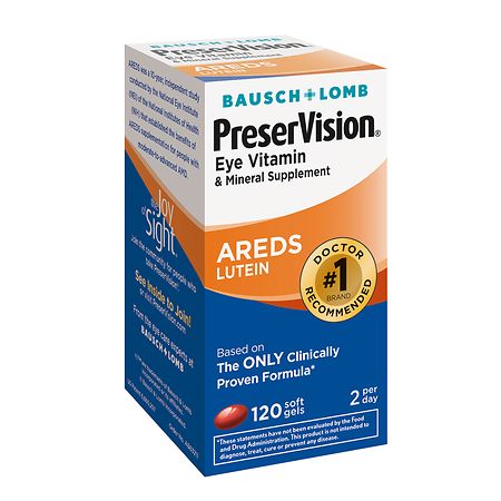 PreserVision Eye Vitamin and Mineral Supplement Soft Gels