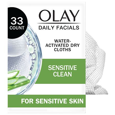 Olay Daily Facials Sensitive Cleansing Cloths Fragrance-Free