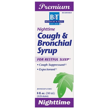 Boericke & Tafel Cough & Bronchial Syrup, Nighttime