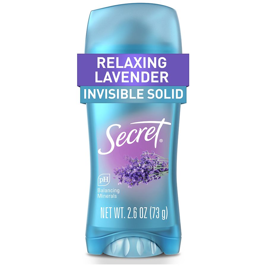 Secret Invisible Solid Antiperspirant and Deodorant Relaxing Lavender