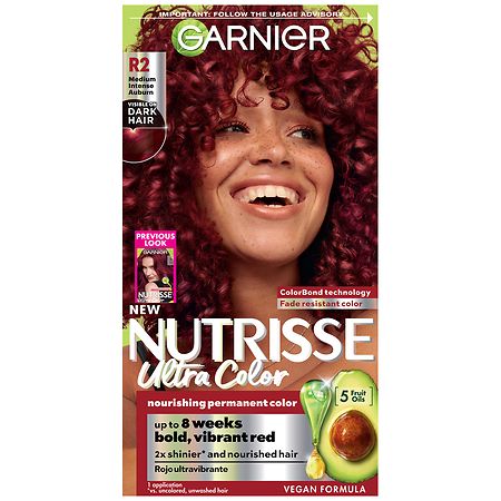 Garnier Nutrisse Ultra Color Nourishing Bold Permanent Hair Color Creme ...