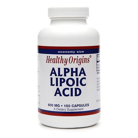 Healthy Origins Alpha Lipoic Acid, 600mg, Capsules