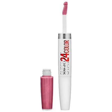 Maybelline SuperStay 24 2-Step Liquid Lipstick Makeup, Perpetual Plum |  Walgreens
