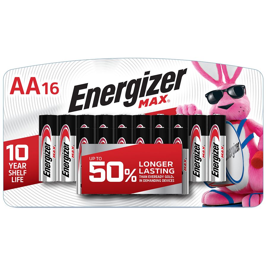   Basics 4-Pack 9 Volt Alkaline Everyday Batteries, 5-Year  Shelf Life : Health & Household