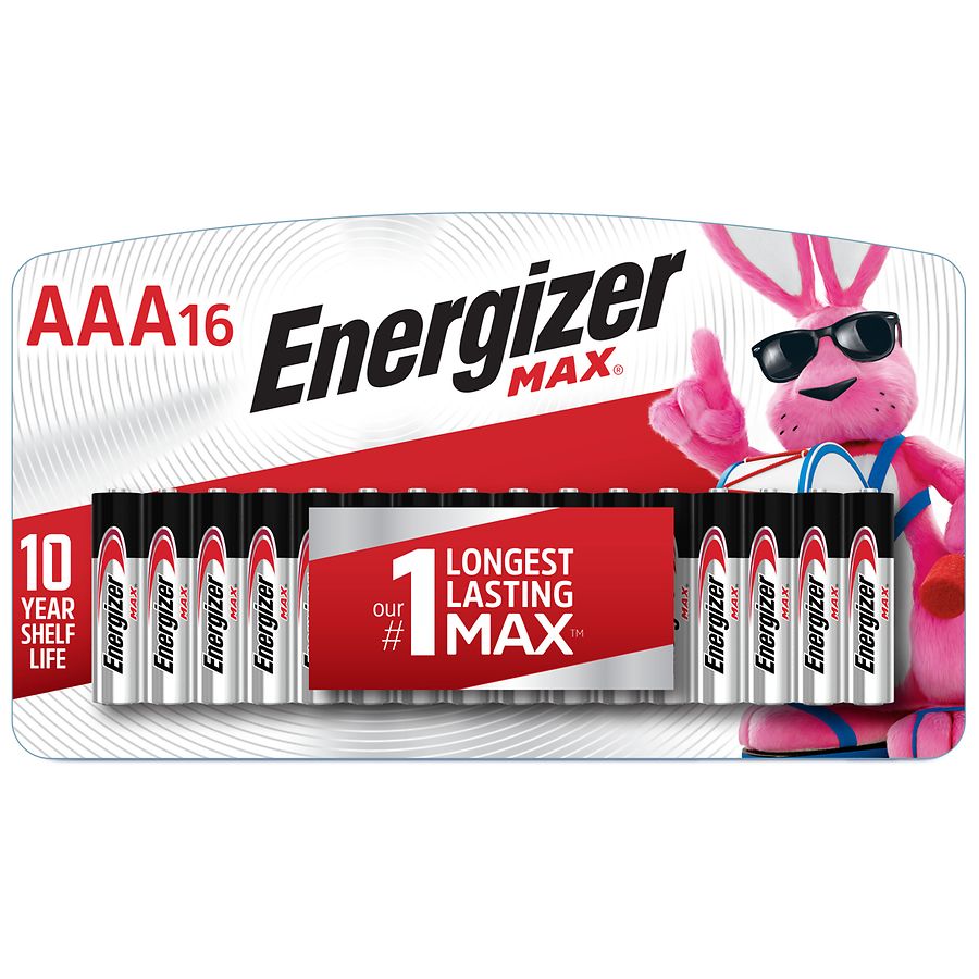 Energizer MAX AAA Alkaline Batteries, Long Lasting, All Purpose