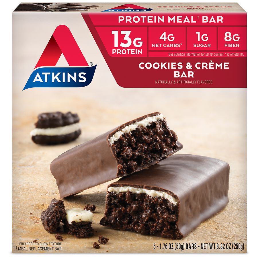 Atkins Advantage Meal Bars Cookies 'n' Creme