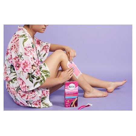 bevel kroon Harmonisch Veet Legs & Body Wax Strip Kit Ready-to-Use Hair Remover | Walgreens