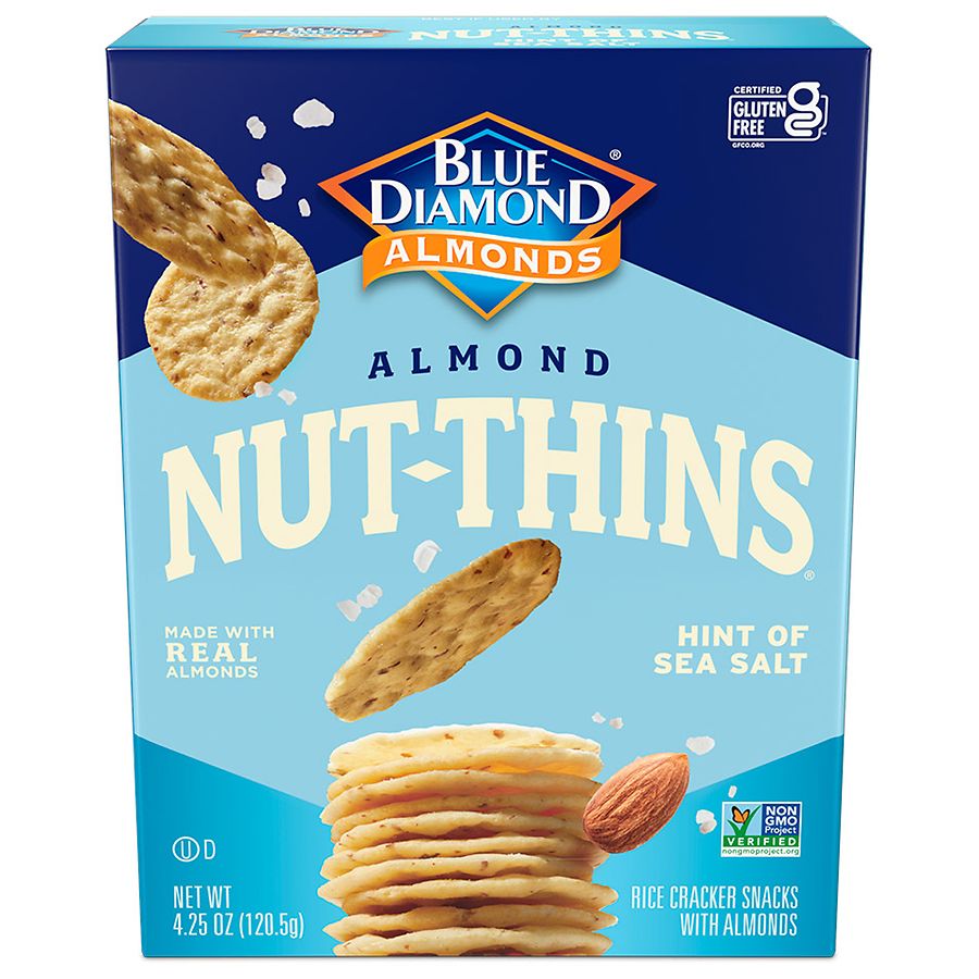 Blue Diamond Almond Nut-Thins Hint of Sea Salt