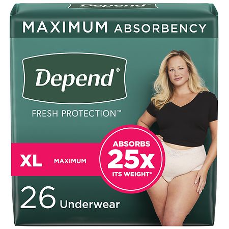 TENA Disposable Underwear Female X-Large, Super Plus, 14 Ct, X-Large, 14 ct  - City Market